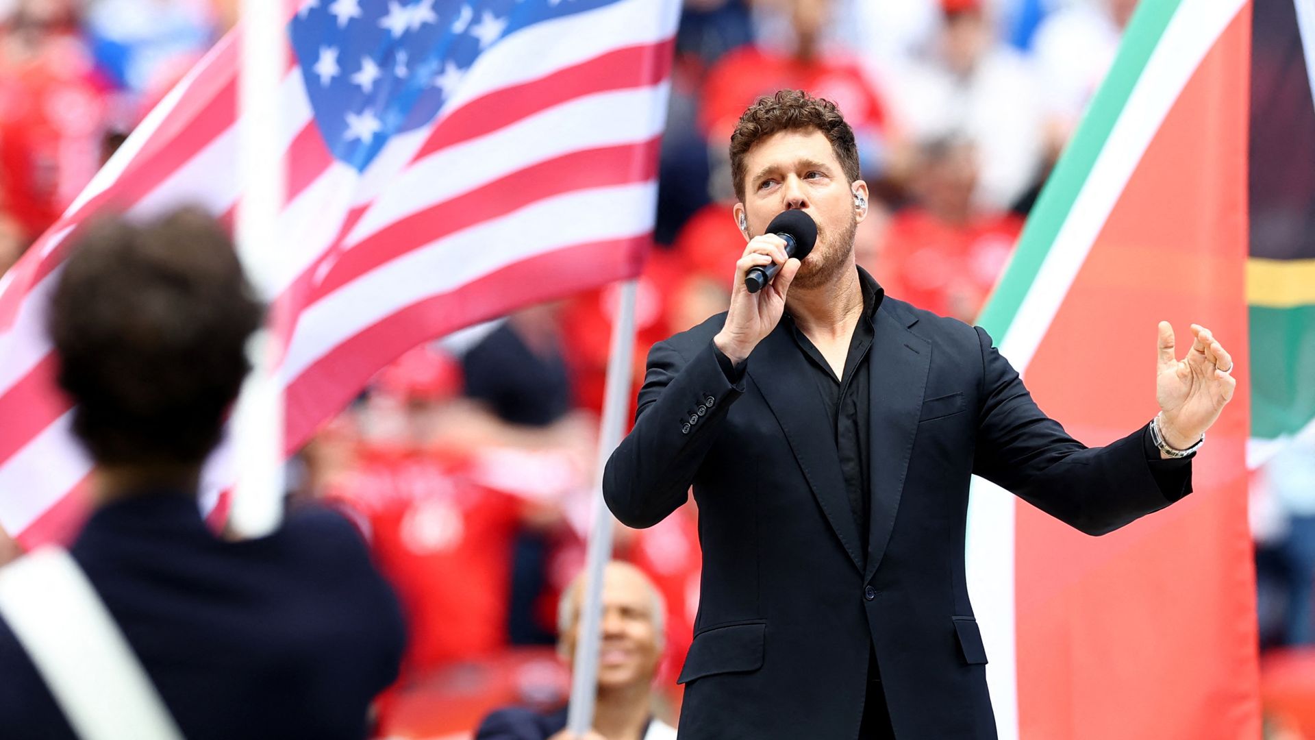Michael Bublé en la inauguración del Mundial 2026, en Canadá.